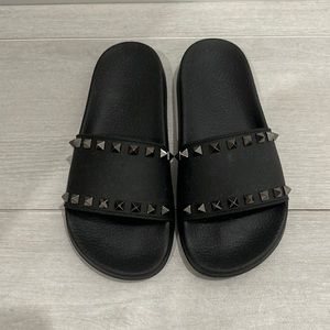Valentino Rockstud Black slides